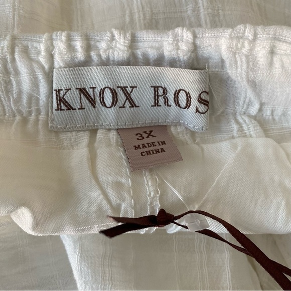 Women's Sleeveless A-Line Dress - Knox Rose™ White Floral Size XXL - Picture 10 of 12